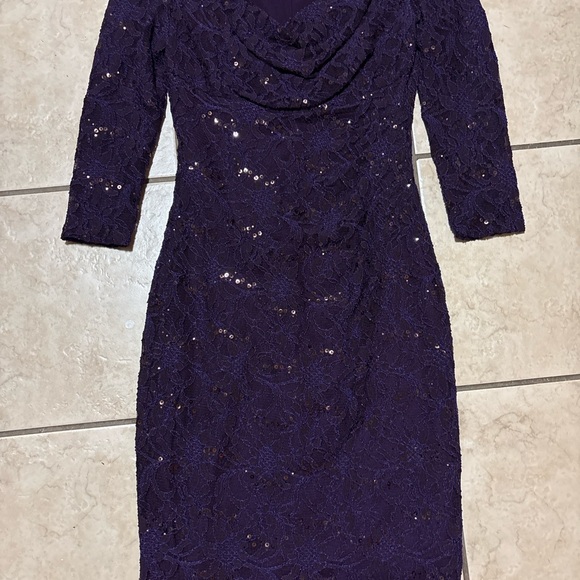 Lauren Ralph Lauren Dresses & Skirts - Elegant Purple Lace Dress